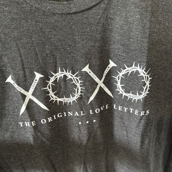 XOXO Black Crew Neck Short Sleeve Tee - Picture 2 of 2